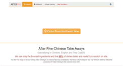 Desktop Screenshot of afterfivechinese.com